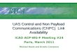 UAS Control and Non Payload Communications (CNPC)  Link Availability