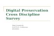 Digital Preservation Cross Discipline Survey