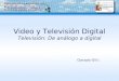 Video y Televisión Digital Televisión: De análogo a digital