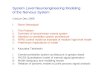 System Level Neuroengineering Modeling  of the Nervous System Cancun Dec 2008