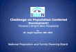 Challenge on Population Centered  Development : Toward a Bright New Prosperity