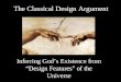 The Classical Design Argument
