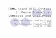 CDMA-based RFID Systems in Dense Scenarios: Concepts and Challenges