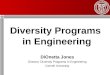 Diversity Programs  in Engineering