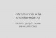 introducció a la bioinformàtica