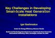 Key Challenges in Developing Small-Scale Heat Generation Installations