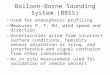 Balloon-Borne Sounding System (BBSS)
