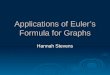 Applications of Euler’s Formula for Graphs