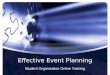 Effective Event Planning