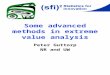 Some advanced methods in extreme value analysis