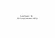 Lecture 6:  Entreprenuership