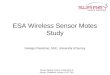 ESA Wireless Sensor Motes Study