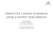 Search for Lorentz invariance using a torsion-strip balance