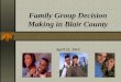 Family Group Decision Making in Blair County