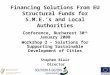 Financing Solutions From EU Structural Funds for S.M.E.’s and Local Authorities