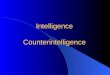 Intelligence Counterintelligence