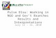 Pulse Dlsu: Working in NGO and Gov’t Branches Results and Interpretations