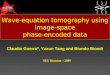 Wave-equation tomography using image-space phase-encoded data