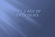 Unit 3 Age of Ideologies