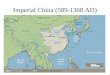 Imperial China (589-1368 AD)