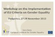 REGULATION on establishing a European Institute for Gender Equality (2006)
