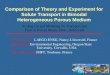 Comparison of Theory and Experiment for Solute Transport in Bimodal Heterogeneous Porous Medium