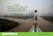 CCIM- stakeholderoverleg Europese milieu-transportdossiers Greenpeace