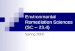 Environmental Remediation Sciences (SC – 23.4)