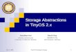Storage Abstractions in TinyOS 2.x