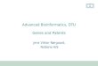 Advanced Bioinformatics, DTU Genes and Patents