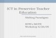 ICT in Preservice Teacher Education