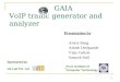 GAIA  VoIP traffic generator and analyzer