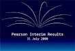 Pearson Interim Results 31 July 2000