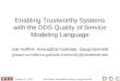 Enabling Trustworthy Systems with the DDS Quality of Service Modeling Language