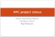 RPC project status