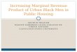 Increasing Marginal Revenue Product of Urban Black Men in Public Housing