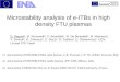 Microstability analysis of e-ITBs in high       density FTU plasmas