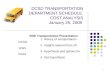 DCSD TRANSPORTATION DEPARTMENT SCHEDULE  COST ANALYSIS January 25, 2008