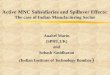 Active MNC Subsidiaries and Spillover Effects:  The case of Indian Manufacturing Sector
