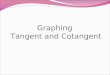 Graphing  Tangent and Cotangent