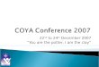 COYA Conference 2007
