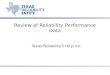 Review of Reliability Performance Data
