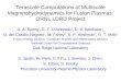Terascale Computations of Multiscale Magnetohydrodynamics for Fusion Plasmas: ORNL LDRD Project