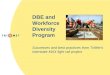 DBE and Workforce Diversity Program