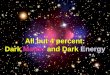 All but 4 percent: Dark  Matter  and Dark  Energy