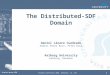 The Distributed-SDF Domain