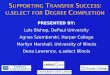 Supporting  Transfer Success:  u.select  for Degree Completion