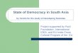 State of Democracy in South Asia by Centre for the study of Developing Societies