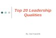 Top 20 Leadership Qualities