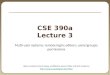 CSE 390a Lecture 3